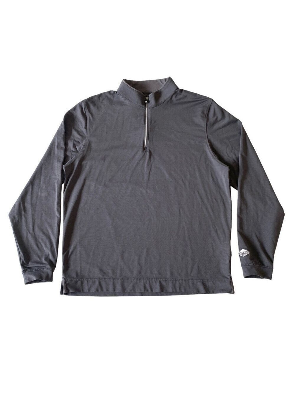 FootJoy 1/4 Zip Pullover Long Sleeve Performance Golf Grey Mens Sz L